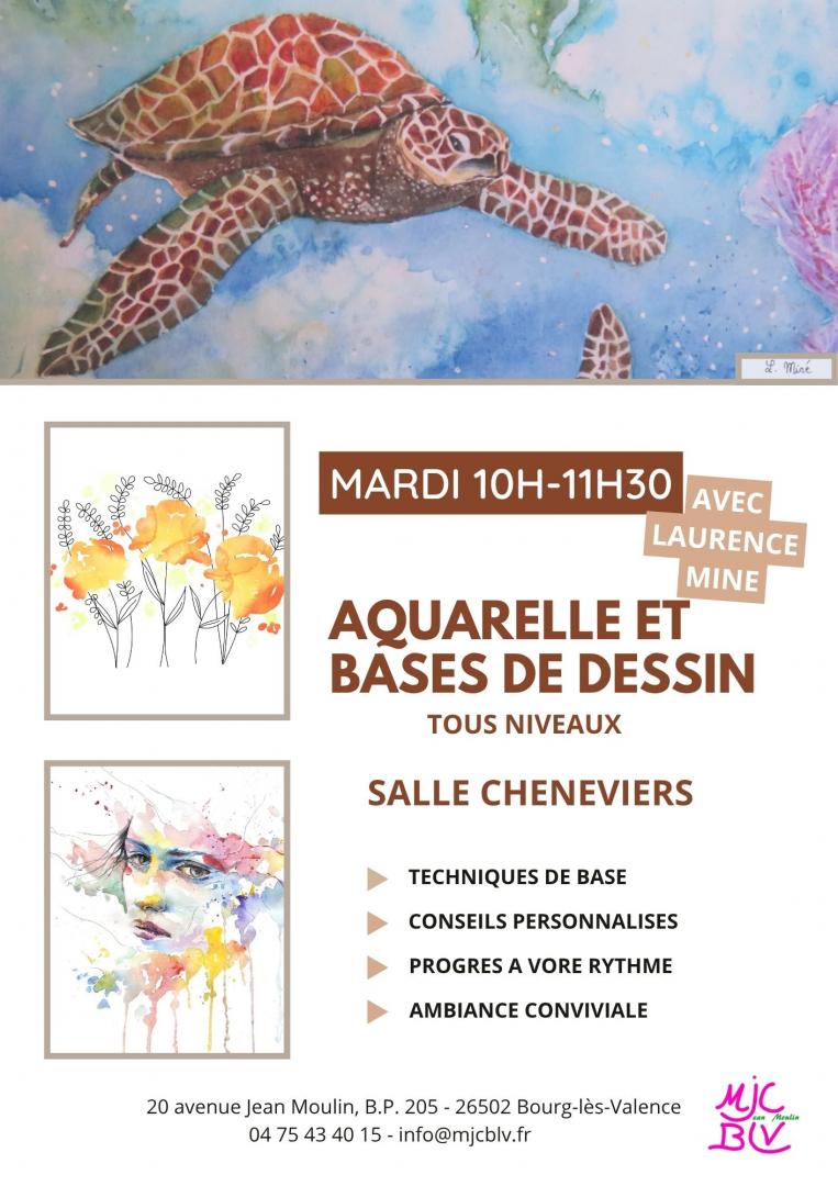 ATELIERS DESSIN  &  AQUARELLE ADULTES 