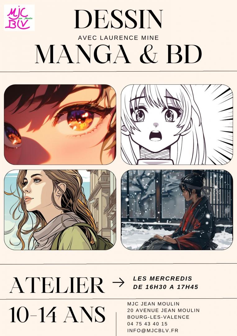ATELIERS DESSIN ET CREATIONS MANGAS 